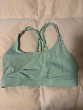 Lululemon Light Aqua Women's Strappy Sports Bra